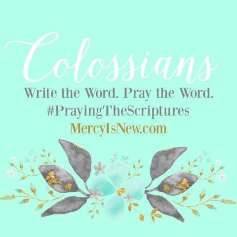 Colossians Write the Word square
