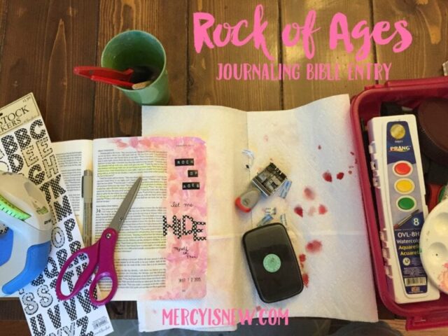 Rock of Ages Journaling Bible Entry 3