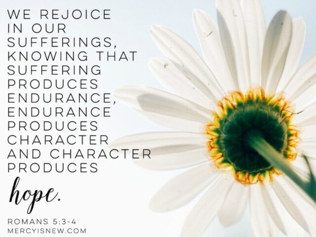 rejoice in sufferings