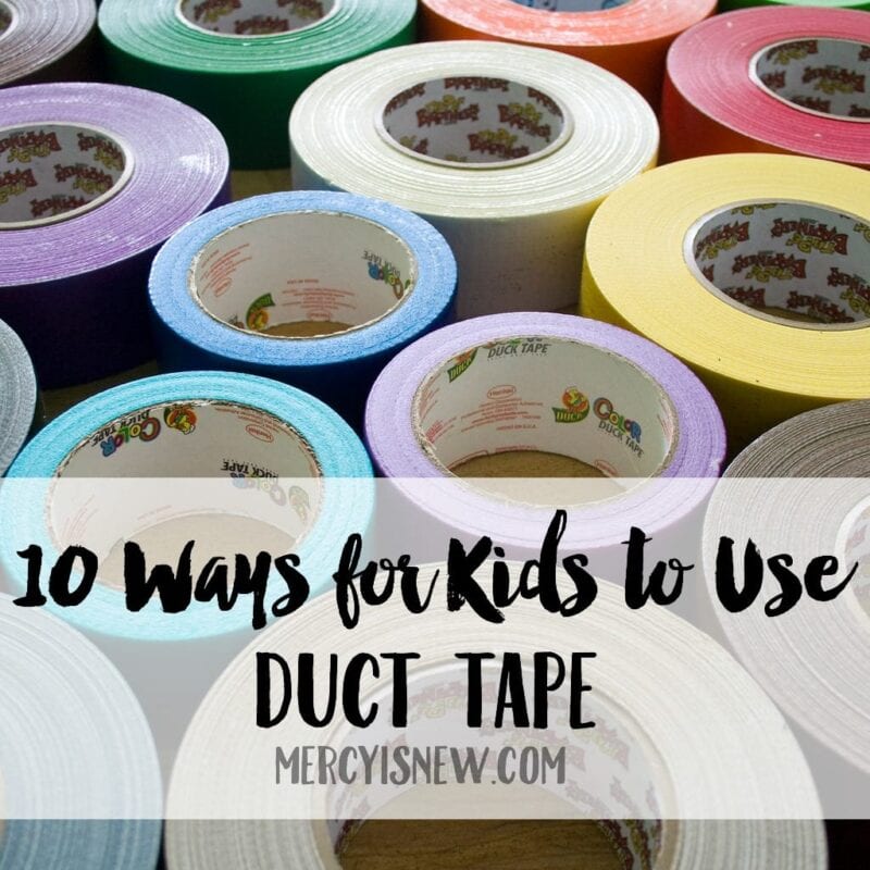 10 Ways for Kids to use Duct Tape