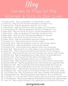 31 Verses to Pray for Your Mamas, Daughters & Girlfriends