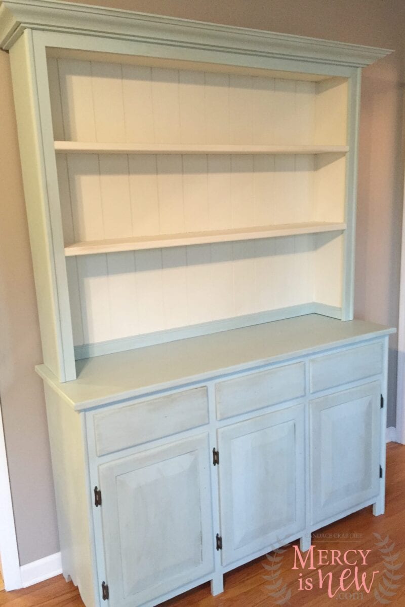 Chalk Paint Hutch 1