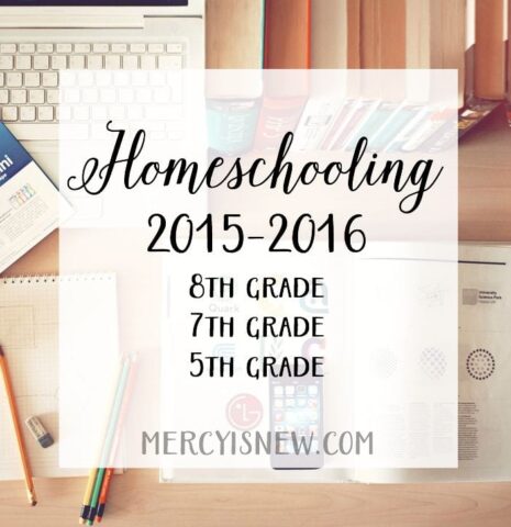 Homeschool Curriculum Choices 2015-2016