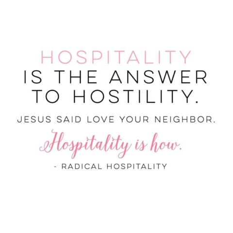 Hospitality is the answer