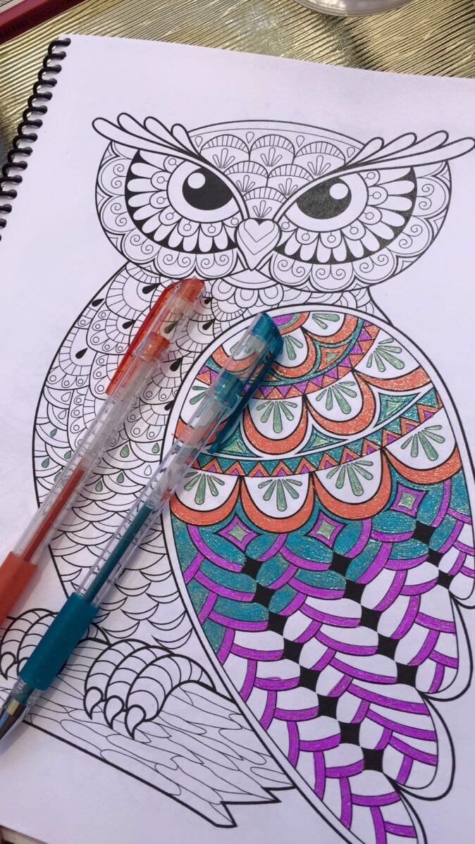 Brand New Coloring Journal For Teen Girls