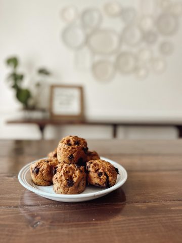 kamut pumpkin protein muffins