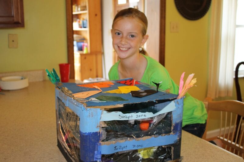 Project Based Homeschooling ~ Ocean Layers