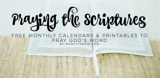 Praying Scriptures Gallery Header