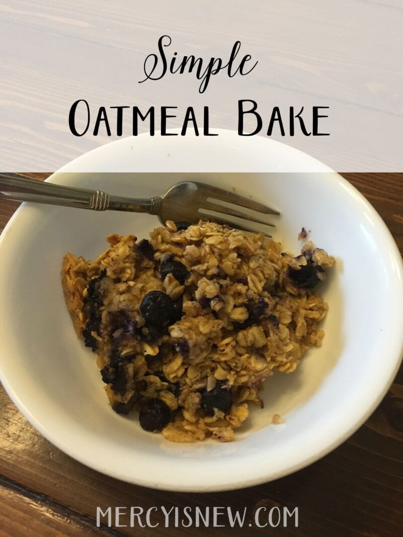 Simple Oatmeal Bake