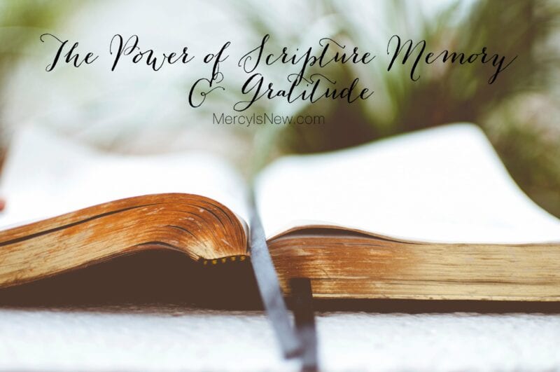 The Power of Scripture Memory & Gratitude