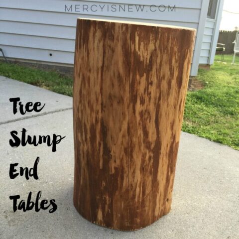 Tree Stump End Tables