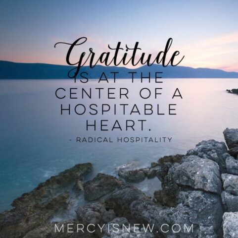 gratitude is at the center