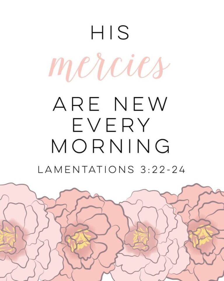 New Mercies Free Printable