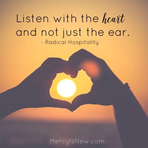 listen with the heart