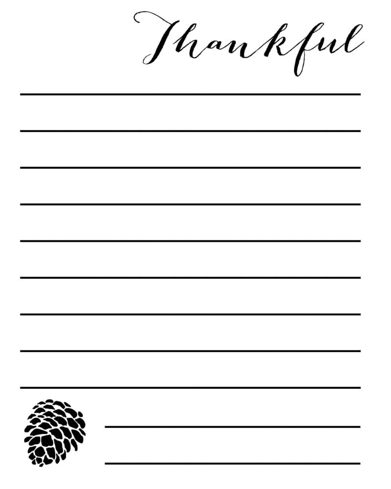 Free Printable Gratitude Journal